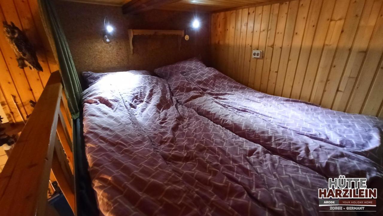Arode Hütte Harzilein - Romantic tiny house on the edge of the forest Zorge Exterior foto