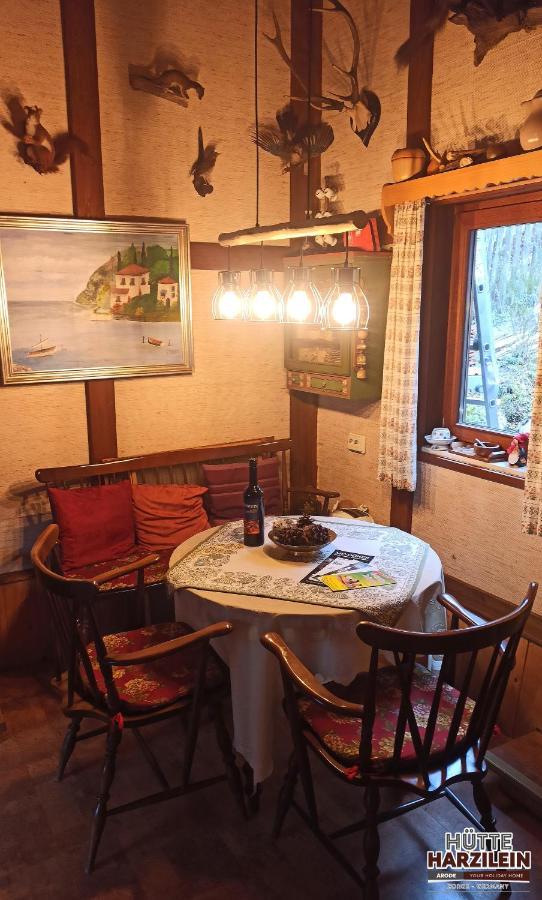 Arode Hütte Harzilein - Romantic tiny house on the edge of the forest Zorge Exterior foto