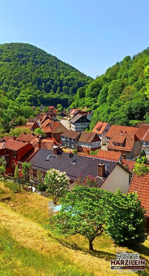 Arode Hütte Harzilein - Romantic tiny house on the edge of the forest Zorge Exterior foto