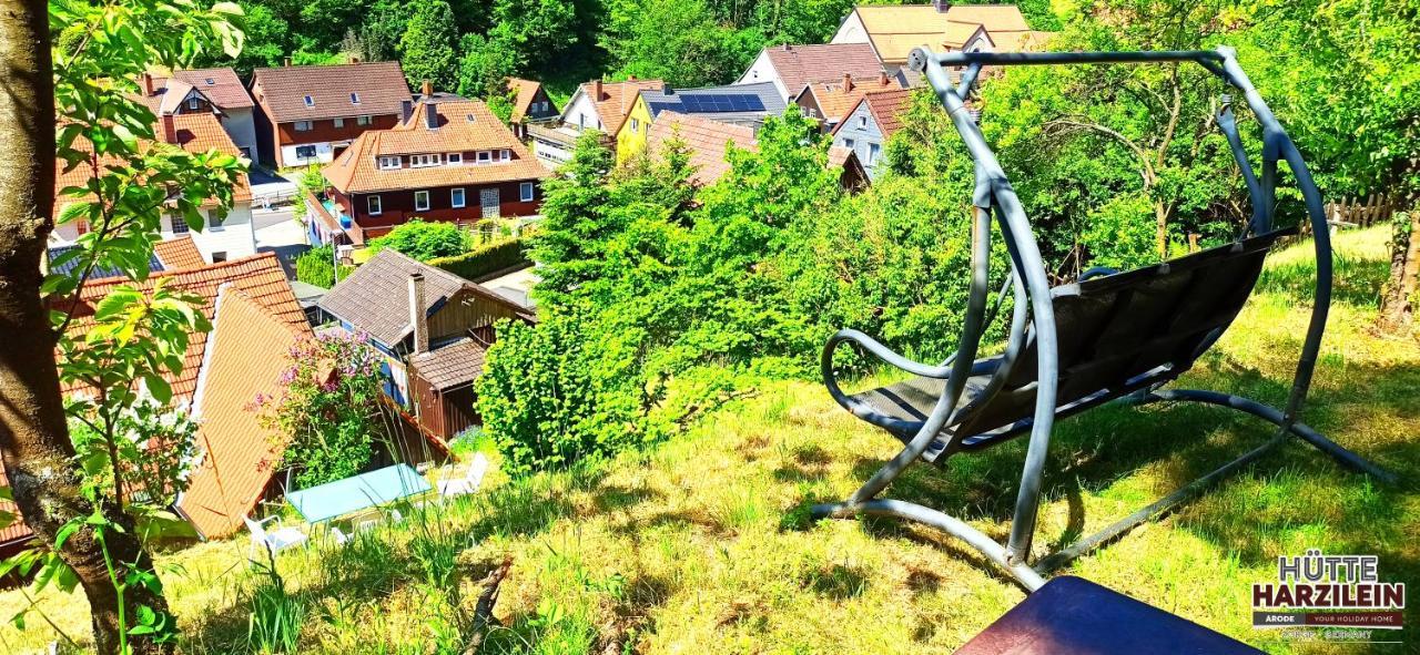 Arode Hütte Harzilein - Romantic tiny house on the edge of the forest Zorge Exterior foto