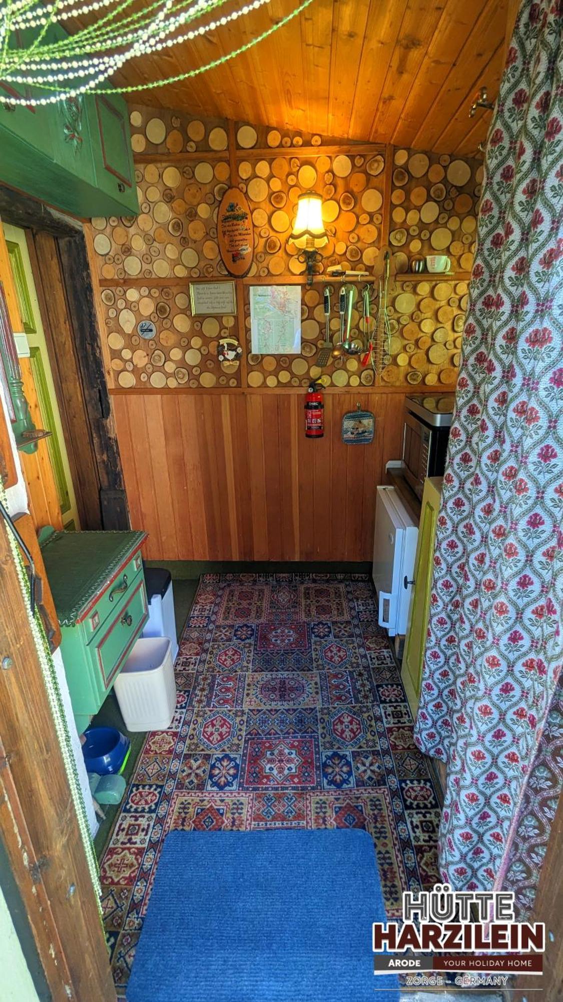 Arode Hütte Harzilein - Romantic tiny house on the edge of the forest Zorge Exterior foto