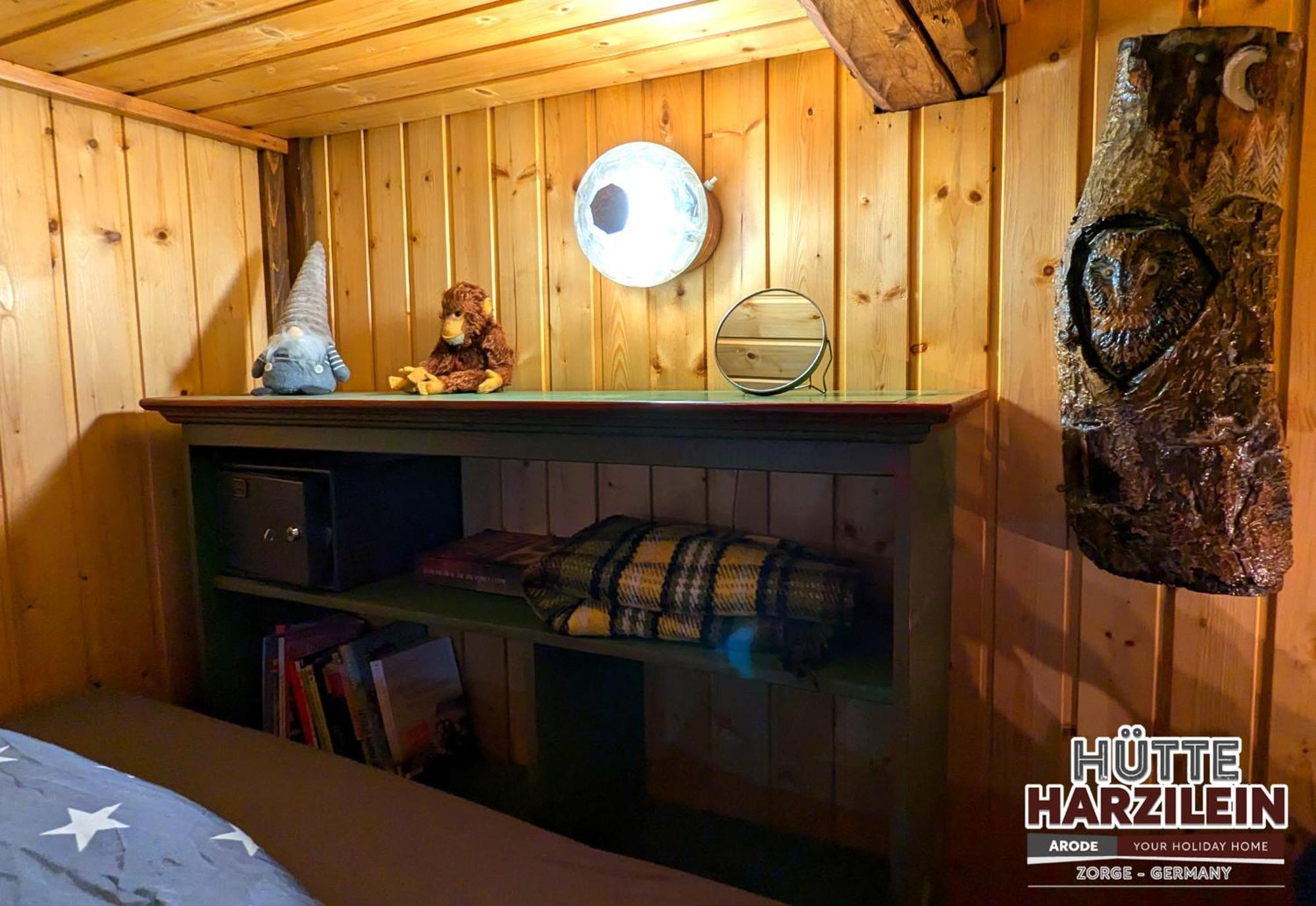 Arode Hütte Harzilein - Romantic tiny house on the edge of the forest Zorge Exterior foto